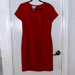 Beautiful dress in color red